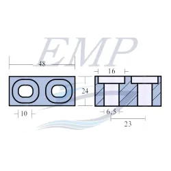 Anodo Suzuki EMP 41810-87D00 ZN