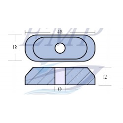 Anodo Johnson / Evinrude EMP 5033167 AL