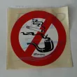  Adesivo divieto di fumare  Ø150mm per imbarcazioni 