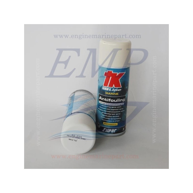 Vernice antivegetativa spray Antifouling - Bianco 40200