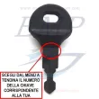 Chiave blocchetto avviamento Johnson / Evinrude