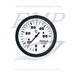 Contagiri  Admiral Plus white 0-5000 RPM
