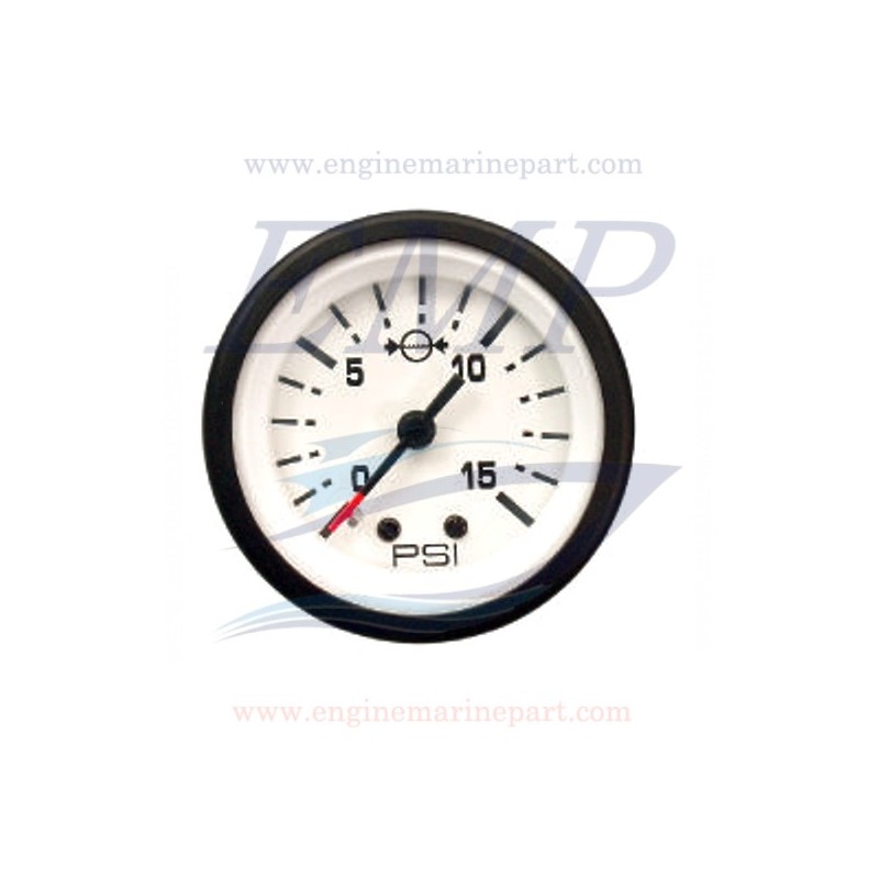 Indicatore pressione acqua Admiral Plus white 0-15 psi