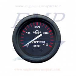 Indicatore pressione acqua Admiral Plus Black 0-40 psi