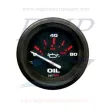 Indicatore pressione olio Admiral Plus Black 0-80 PSI