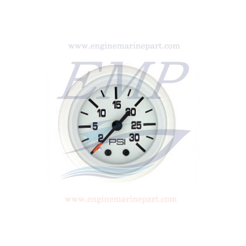 Indicatore pressione acqua Flagship Plus white 0-30 psi