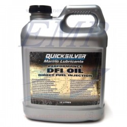 Olio sintetico Quicksilver per miscela di motori optimax, fuoribordo DFI 10lt