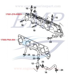Guarnizione aspirazione Honda 17055-PNA-004