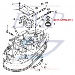 Paraolio basamento Honda 91251-ZW2-F01