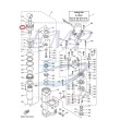 O-ring ghiera pistone power trim Yamaha 67F-43861-00