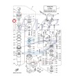 O-ring per ghiera pistone power trim Yamaha 93210-18397-00