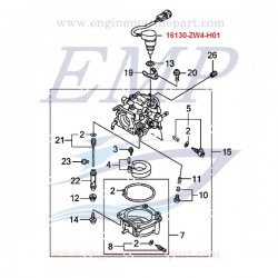 Aria automatica carburatore Honda 16130-ZW4-H01