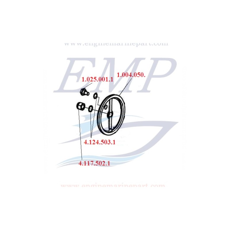 Tappo scambiatore di calore FNM 1.004.050.1