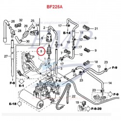 Filtro benzina motore Honda Marine  16911-759-003