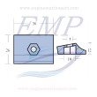 Anodo piede Johnson, Evinrude EMP 0338635