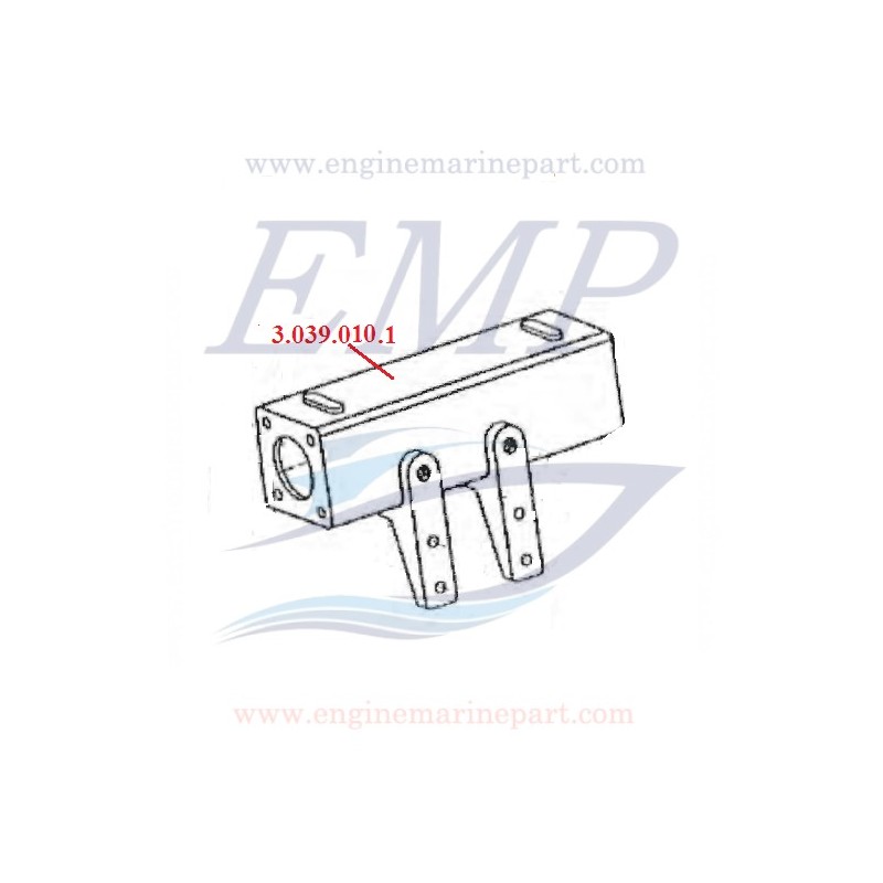 Carcassa scambiatore di calore 1366cc FNM 3.039.010.1