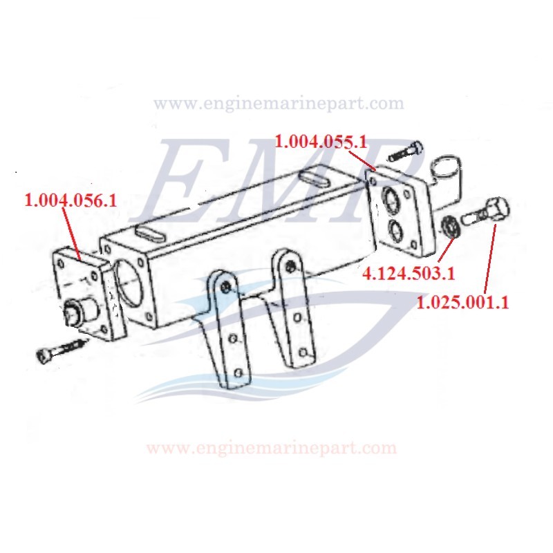 Tappo scambiatore di calore 1366 cc FNM 1.004.055.1