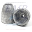 Anodo elica Bravo III Mercruiser 865182A01, 865182Q01