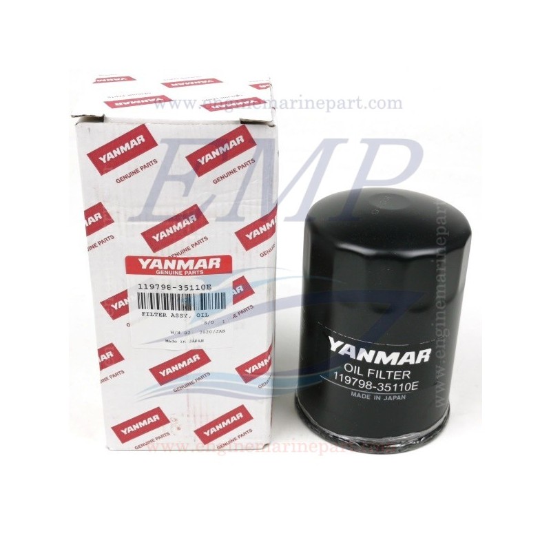 Filtro olio Yanmar 119798-35110, 119798-35110E