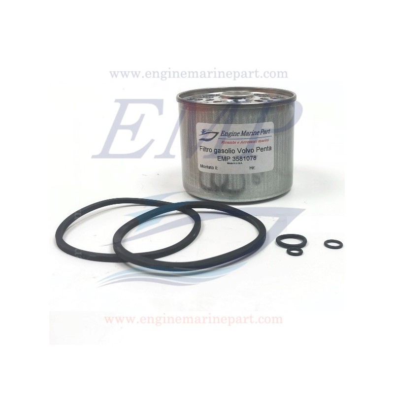 Cartuccia filtro gasolio Volvo Penta EMP 3581078