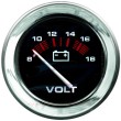 Voltometro Admiral Plus black chrome 8-18 Volt
