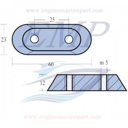 Anodo Johnson, Evinrude 173029, 0327606