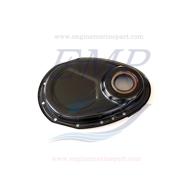 Carter distribuzione in metallo OMC, Volvo Penta 856422, 3853194