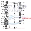 Cuscinetto asse trasmissione Honda 91052-ZW5-003