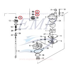 Paraolio asta cambio Honda 91254-ZY3-003