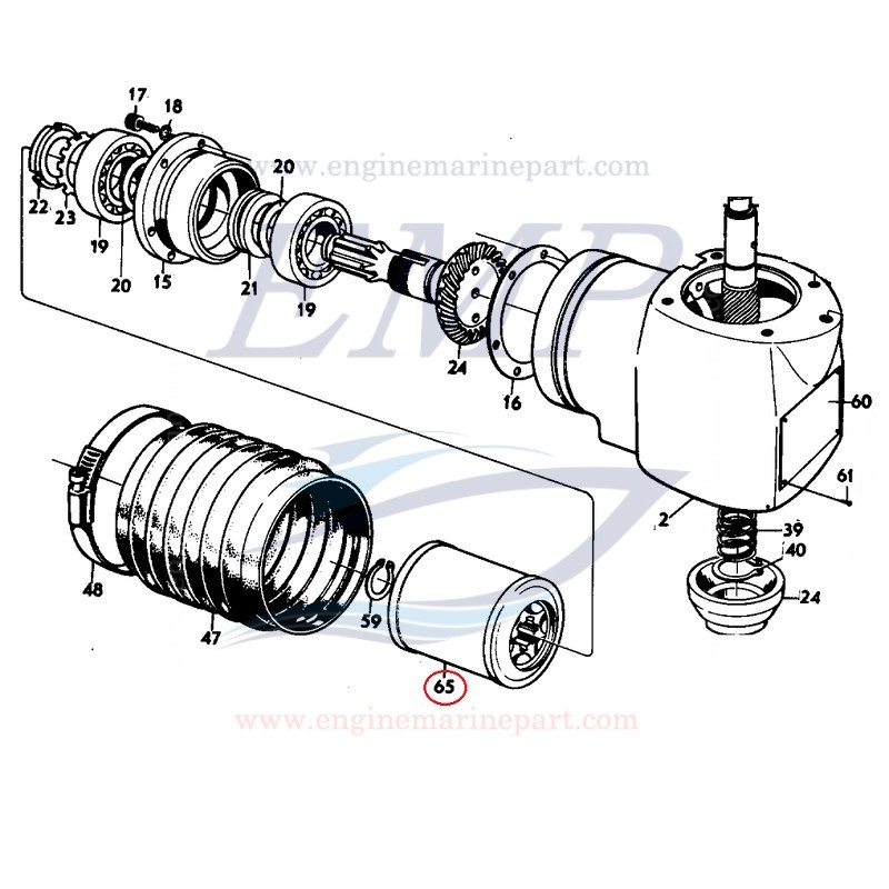 Giunto universale Volvo Penta 814004