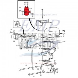 Relè 24V Volvo Penta 1577376, 873962