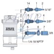 Raccordo pre- filtro carburante da 14 npt tubo da 10mm  Volvo Penta 954337