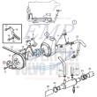 Adattatore Puleggia pompa idroguida Volvo Penta 464541