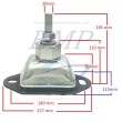Silent Block, antivibranti, Volvo Penta D4 EMP 3595043, 3586928