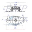 Silent Block, antivibranti, M18 Volvo Penta EMP 846765