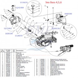 Ricambi Serbatoi Sea Bass 4, 5, 6 F118A  Selva