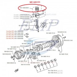 Segmenti ME420sti Yamaha 6TA-11603-00-00