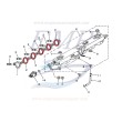 Guarnizione collettore aspirazione ME420sti Yamaha YU1-71791-70-10