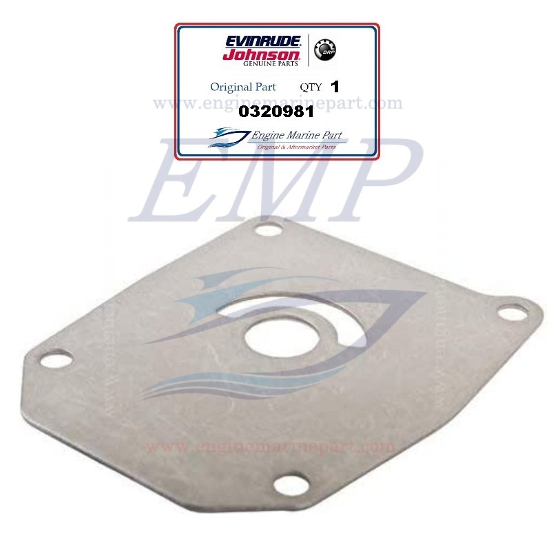 Piastrina corpo pompa Johnson, Evinrude 0320981