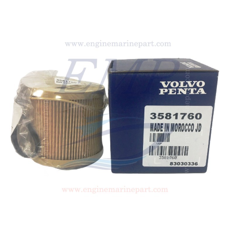 Cartuccia filtro gasolio 30 micron Volvo Penta 3581760
