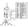 kit riparazione power trim Mercury, Mariner da 30HP a 50HP 827668A1