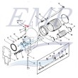 Vite leva campana Mercruiser 45590, 8M0084649