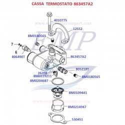 kit tagliando MERCRUISER 6.2L, MPI da 0M300000 a 0W599999