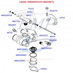 kit tagliando MERCRUISER 6.2L, MPI da 0M300000 a 0W599999