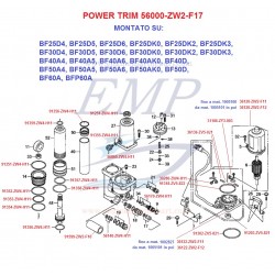 Ricambi power trim Honda 56000-ZW2-F17