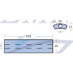 Anodo Volvo Penta EMP 3852970 ZN