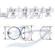 Sportelli di ispezione tondo 315 mm Bianco 43565  Nuova Rade