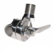 Base snodata in acciaio inox microfusine per antenna GPS-VHF