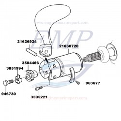 Vite bloccaggio dado elica Volvo Penta 3595221