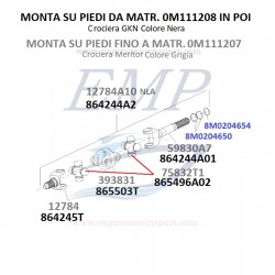 Forcella Cardano Mercruiser  59830A1, 59830A7